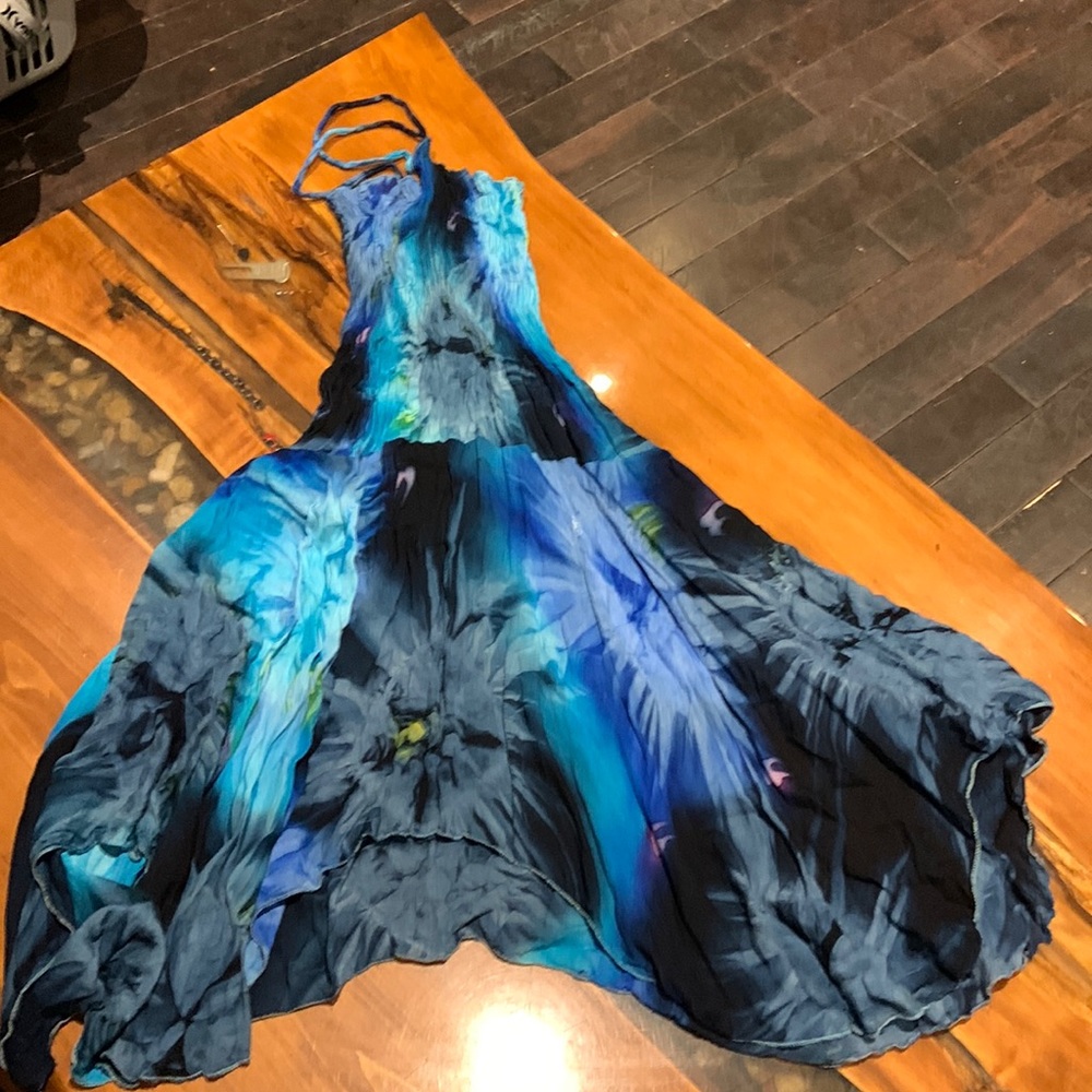 Colourful baiting suit coverup dress
